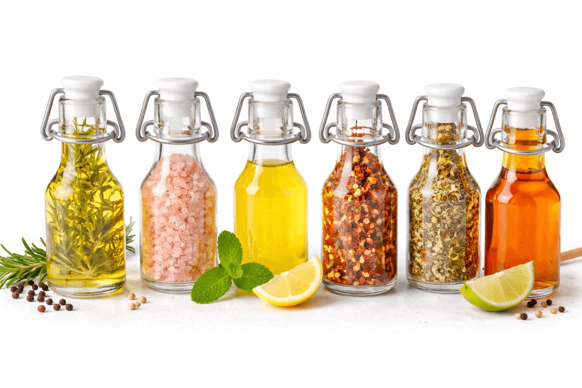 Mini Glazen Beugelflessen - Set van 6 - 70 ml - Luchtdicht met Beugelsluiting – Ø 5 x 13 cm – Glazen Beugelfles - Waterfles - Herbruikbare Glazen Flessen - Transparant