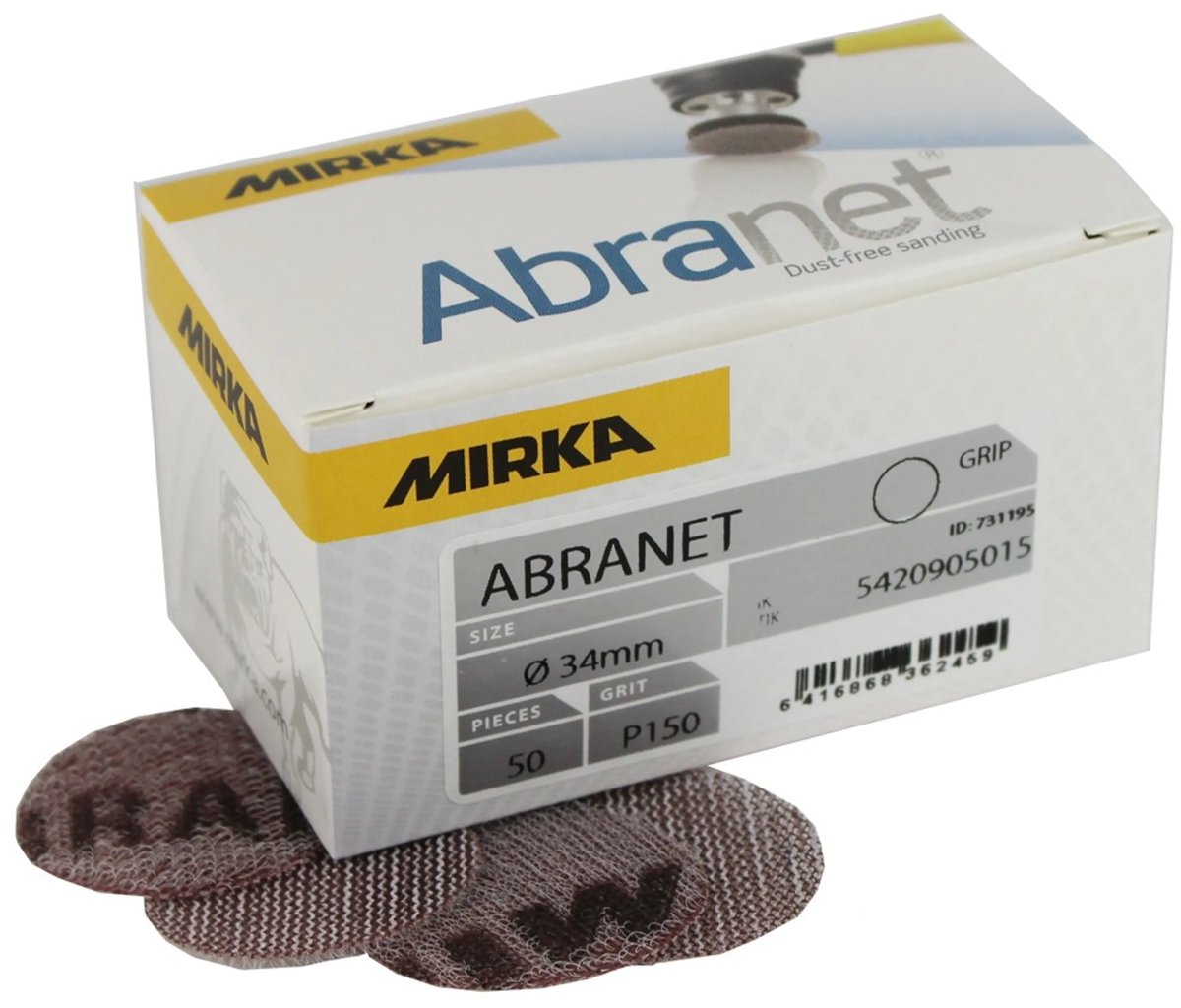 MIRKA Abranet Schuurschijven 34mm - P320
