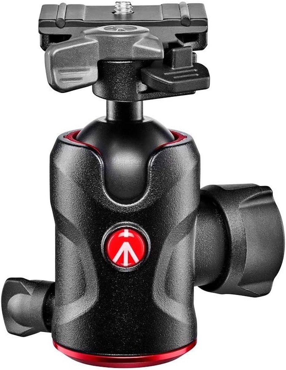 Kogelkop Statief - Camera Klem - Nauwkeurig Kaderen - Hoge Draagkracht - Aluminium Constructie - Zwart