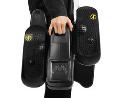 Zittende Beentrainer - Mini Crosstrainer Pedaal - Thuis Kantoor Fitness - LCD Display Afstandsbediening - 45x38x25 cm - Groen