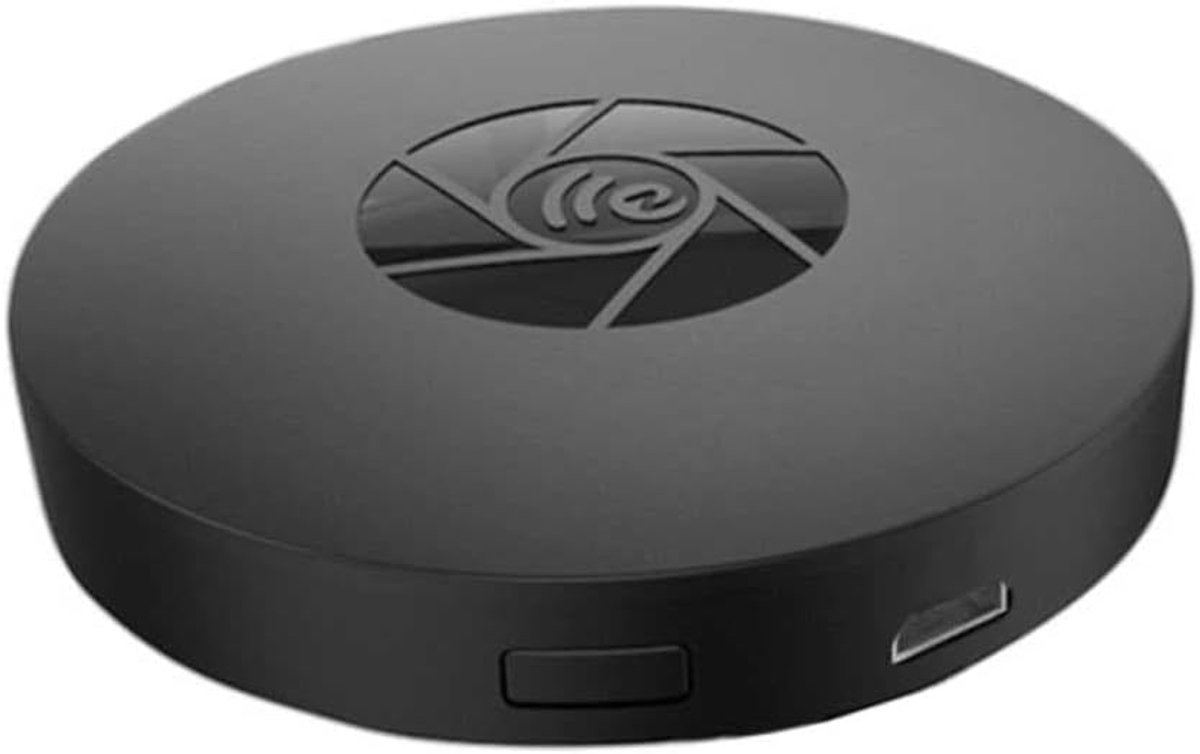Digitale Media Streamer - Video Casten - Thuisbioscoop - Miracast Ondersteuning - 11 x 8 x 3 cm - Zwart
