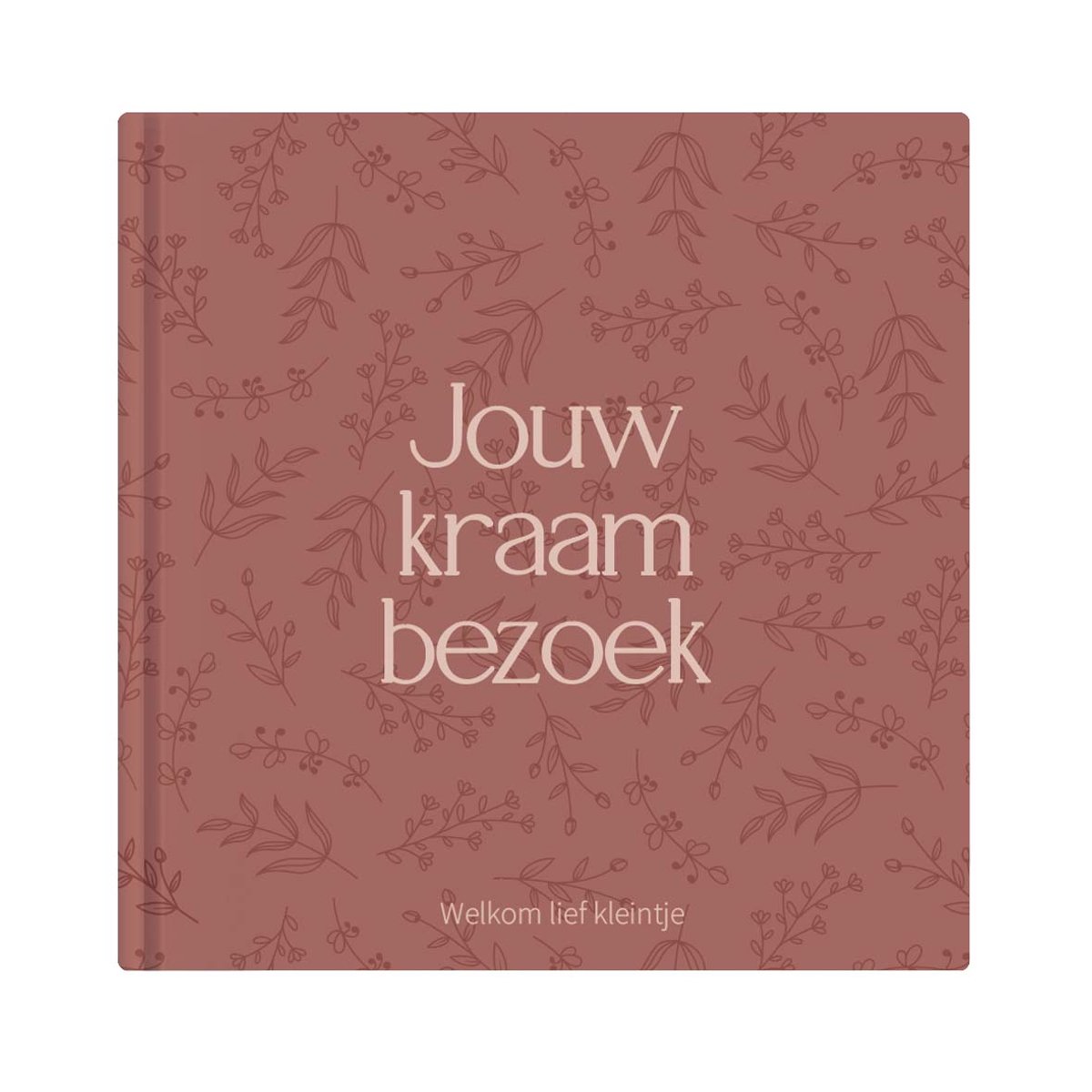 Writemoments Kraambezoekboek - Herinneringen aan de kraamtijd - Terra roze