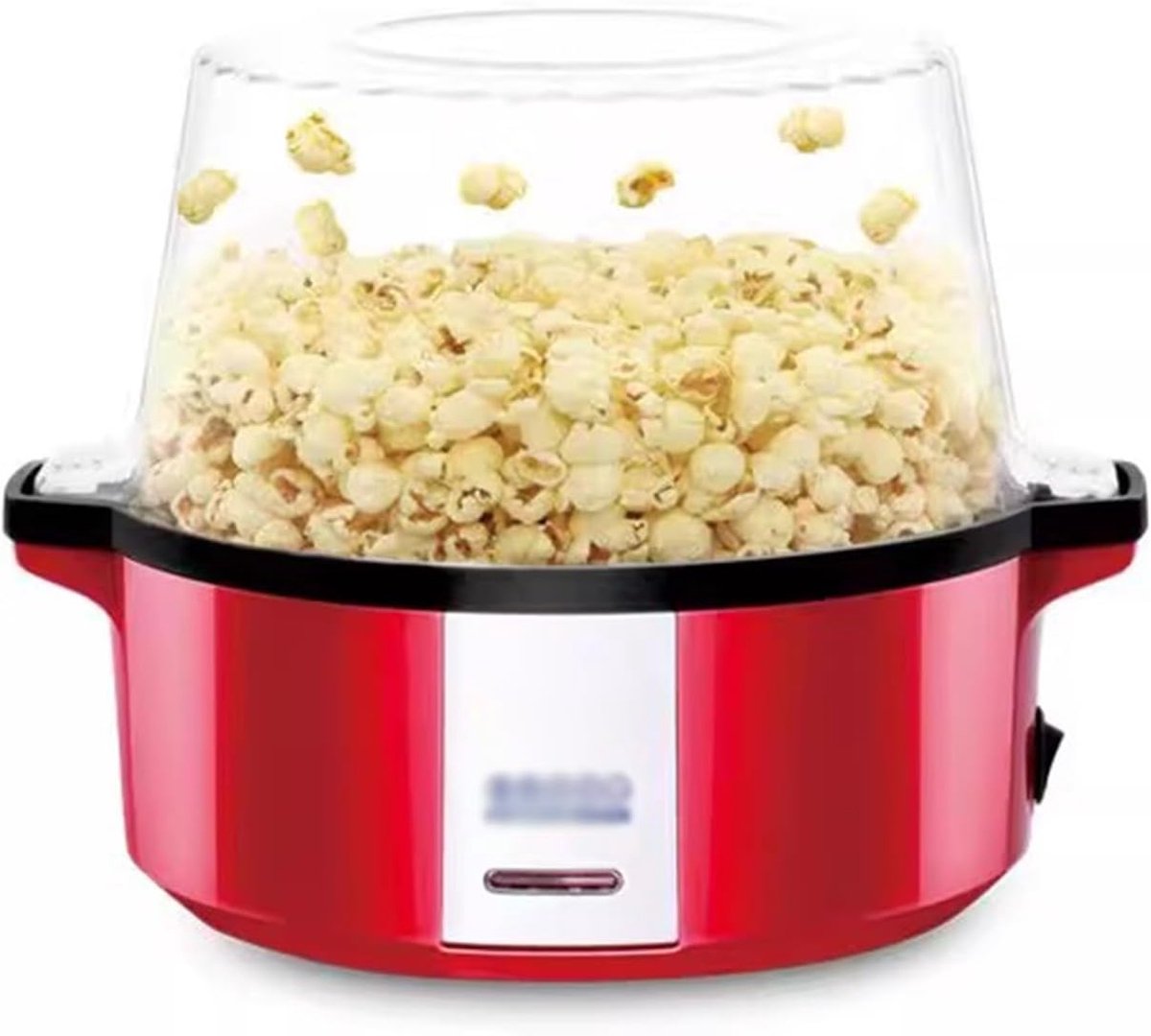 Popcornmachine - Hete lucht maker - Snacks thuis - Snel en makkelijk - 26x20 cm - Rood