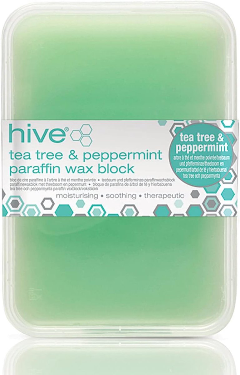 Paraffine Wax - Harsen voor Huid - Gezichtsverzorging Thuis - Met Tea Tree Olie - 450 Gram