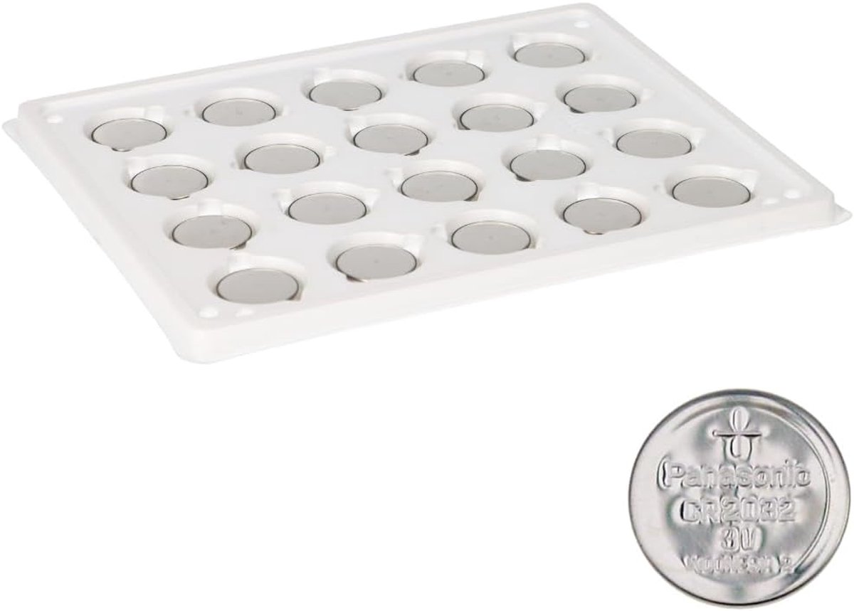 Knoopcel Batterijen - Lithium Cellen - Kleine Apparaten - Bulk Verpakking - 20x CR2032