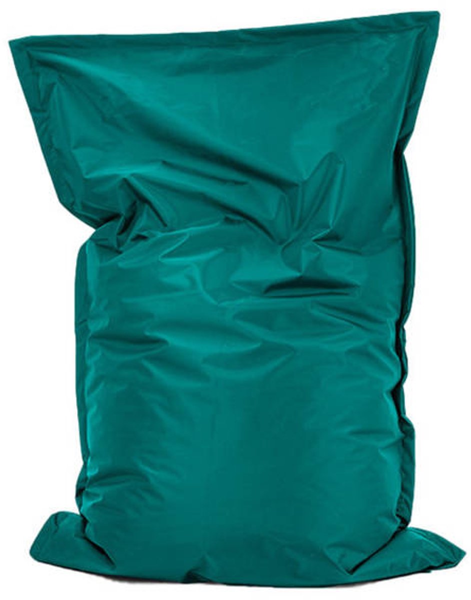 Drop & Sit Zitzak Nylon - Zitzakfauteuil - Woonkamerzitzak - Smaragd - 100 x 150 cm - binnen en buiten