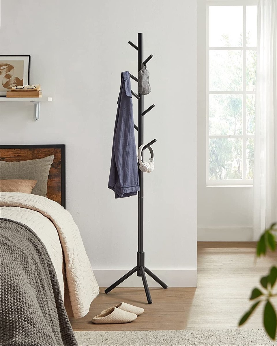 Bobbel Home Parya Home kapstok - 8 haken - zwart