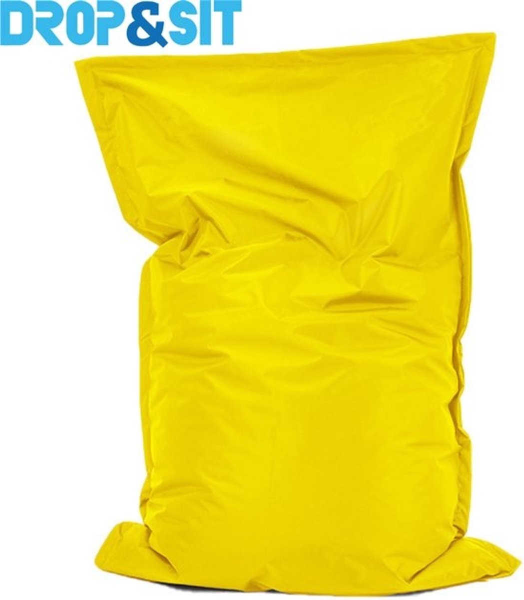 Parya HOME Drop & Sit - Zitzak - Geel - 100 x 150 cm - binnen en buiten