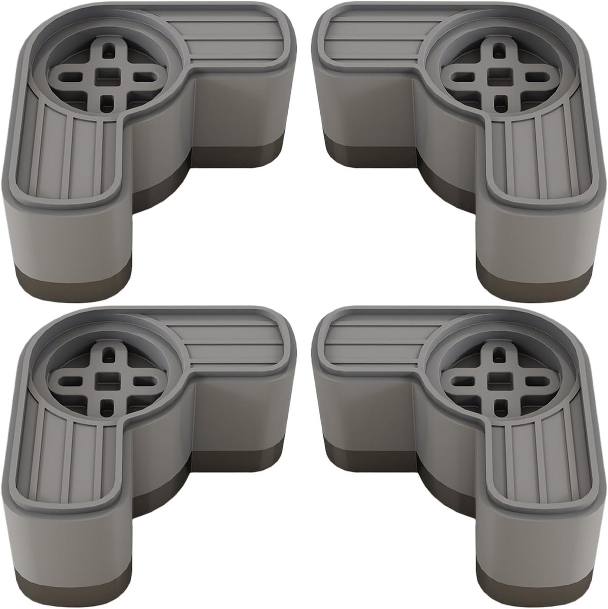 Anti-vibratiepads - Trillingsdempers - Stille Wasmachine - Universele Pasvorm - 9.2 x 4.5 cm