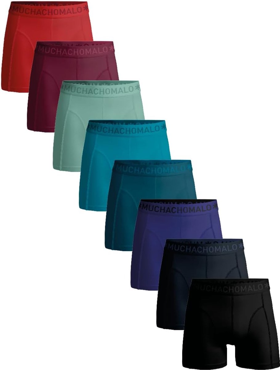 Boxershorts Heren - Ondergoed Katoen - Dagelijks Gebruik - Zachte Elastische Band - 8 Stuks - Effen