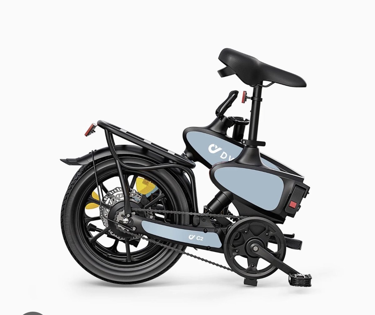 Dyu elektrische fiets - vouwfiets - opvouwbaar thumbnail 4