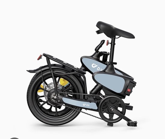 elektrische fiets - vouwfiets - opvouwbaar - C2 dyu - inclusief tracker traceer systeem van Merkloos — afbeelding 4