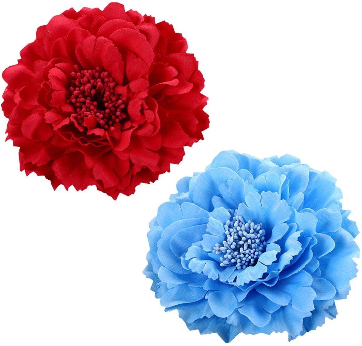 Allecto - Haarclips - Kunstbloem - Hoofdband - Kleurrijk - Peony - Accessoire - Geschikt voor haar - Bloemvormig - Divers gekleurd