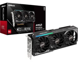 ASRock Radeon RX 9070 XT - Grafische Kaart - 16GB GDDR6 - HDMI 3x DP