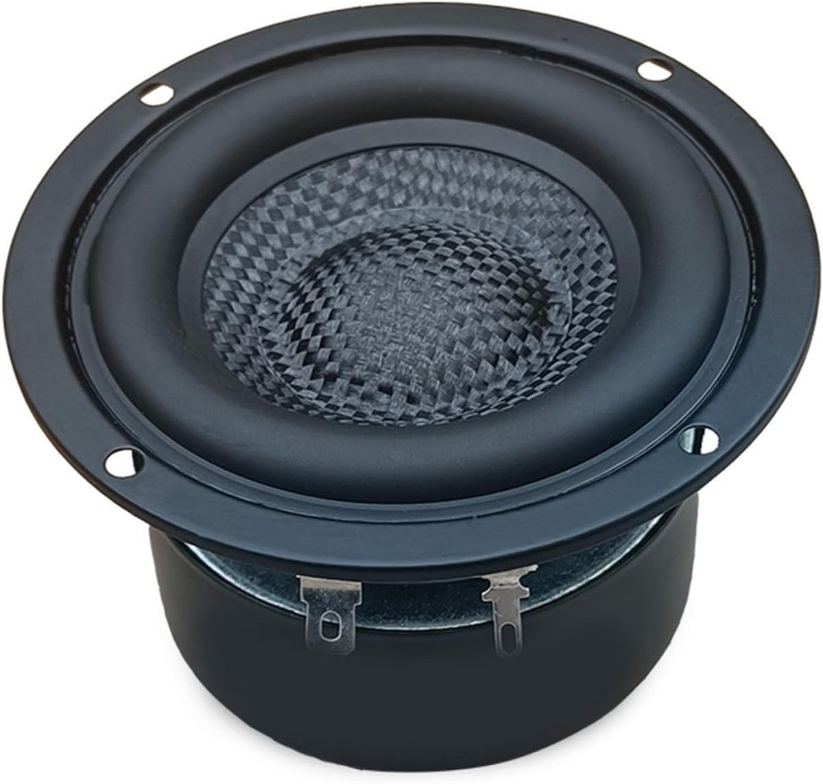 Subwoofer Speaker - Laagfrequent Speaker - Geluid Verbeteren - Rubberen Buitenzijde - 3 inch - Zwart