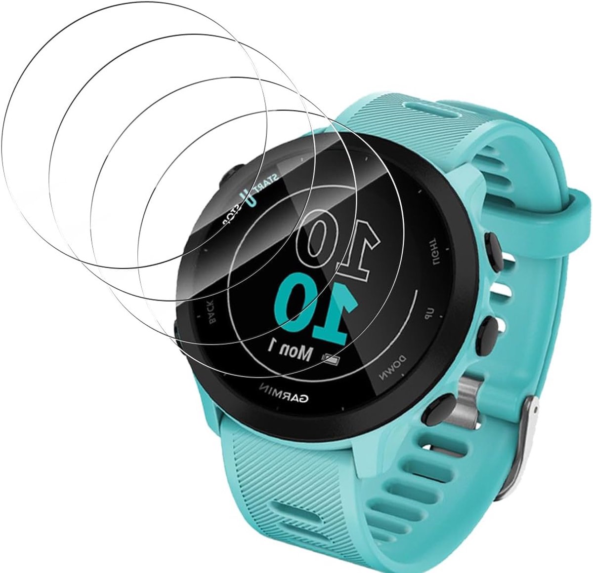 Displaybescherming - Gehard Glas - Smartwatch Beschermen - Hoge Hardheid 9H - 4 Stuks
