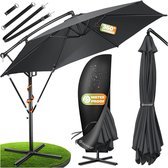 Brixy Zweefparasol - 300CM - Incl. Kruisvoet - Waterdicht - Verstelbare