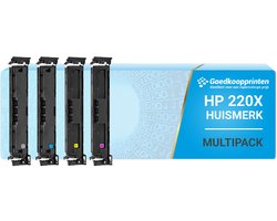 Goedkoopprinten Huismerk HP 220X toner Multipack (MET CHIP) hoge capaciteit