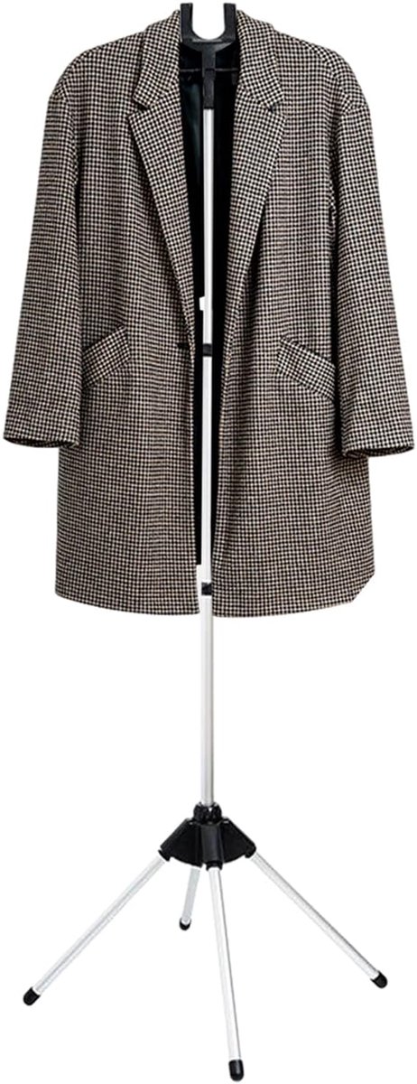 Stoomrek Kleding - Kledinghanger Stomer - Kleding Stomen - Opvouwbaar Verstelbaar - Tot 160cm Hoog - Zwart