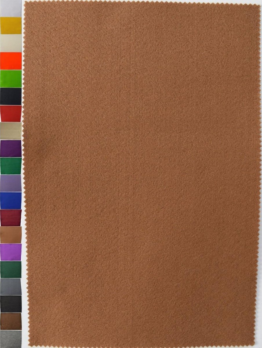 Vilt Plaat - Stof Vellen - Hobby Knutselen - 2mm Dik Materiaal - 20x30cm