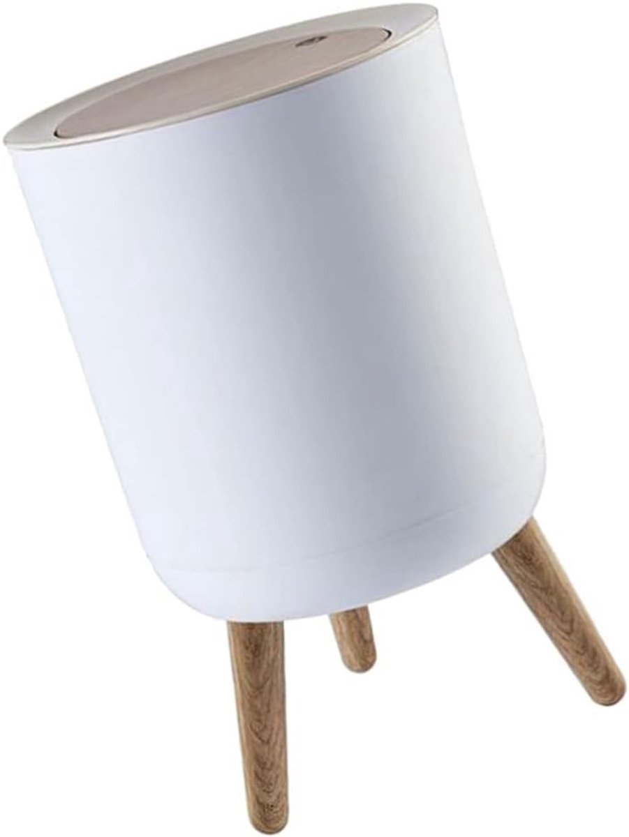 Prullenbak - Vuilnisbak - Afval Opbergen - Drukdeksel Design - 3x2x1 cm - Nordic Stijl