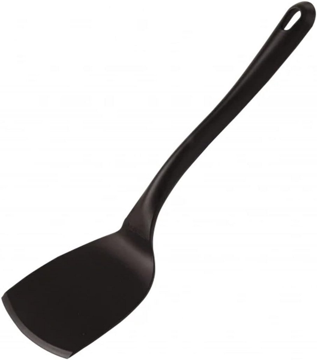 Spatel Polyamide - Keuken spatel - Koken en bakken - Vaatwasserbestendig - 35 cm - Zwart