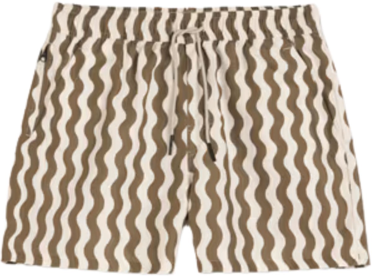 OAS - Badkleding Beige Oas 201001 Zwembroeken Beige Fine Waver Swim Shorts