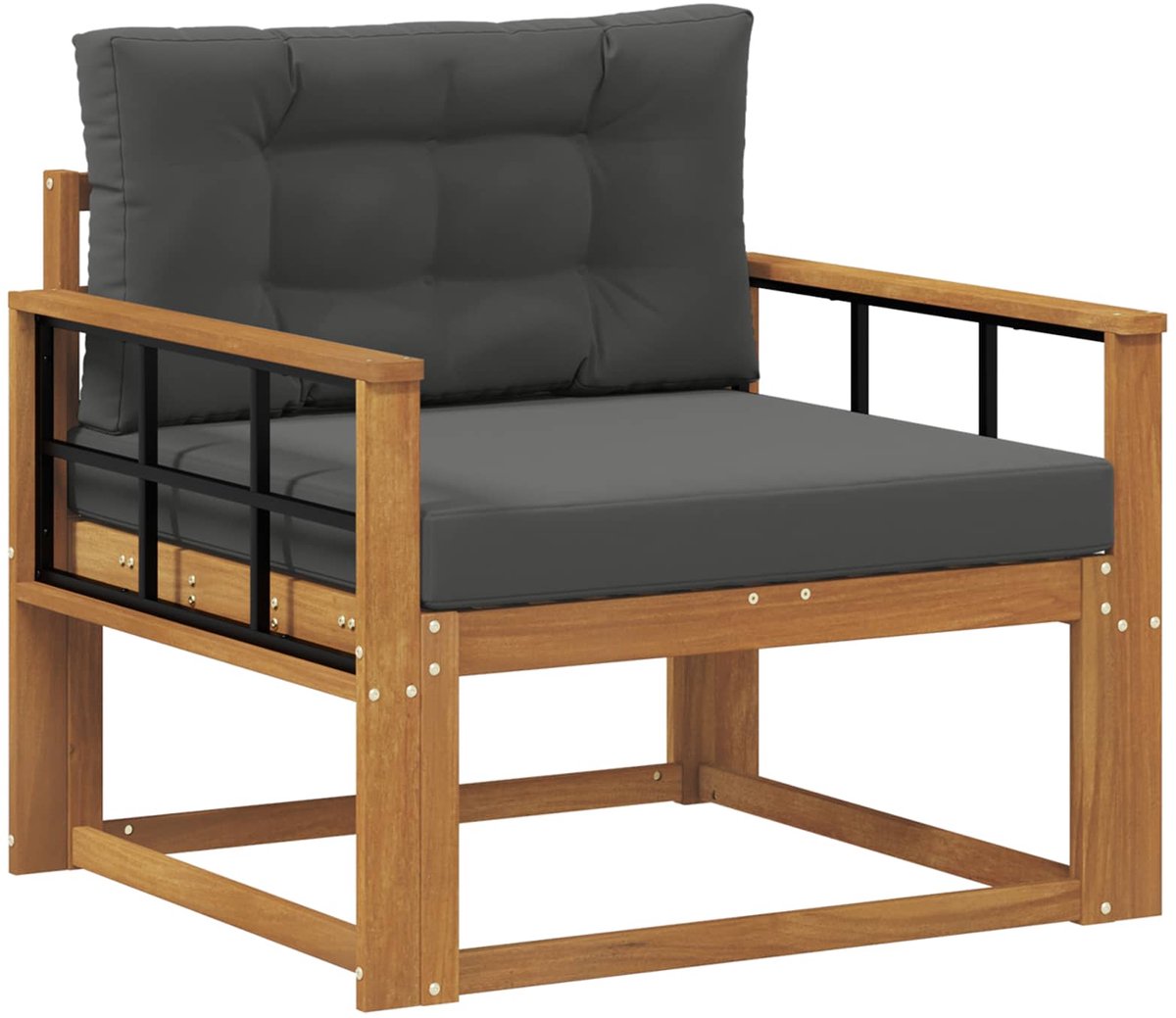 vidaXL - Buiten - Midden - Sofa - Naturel