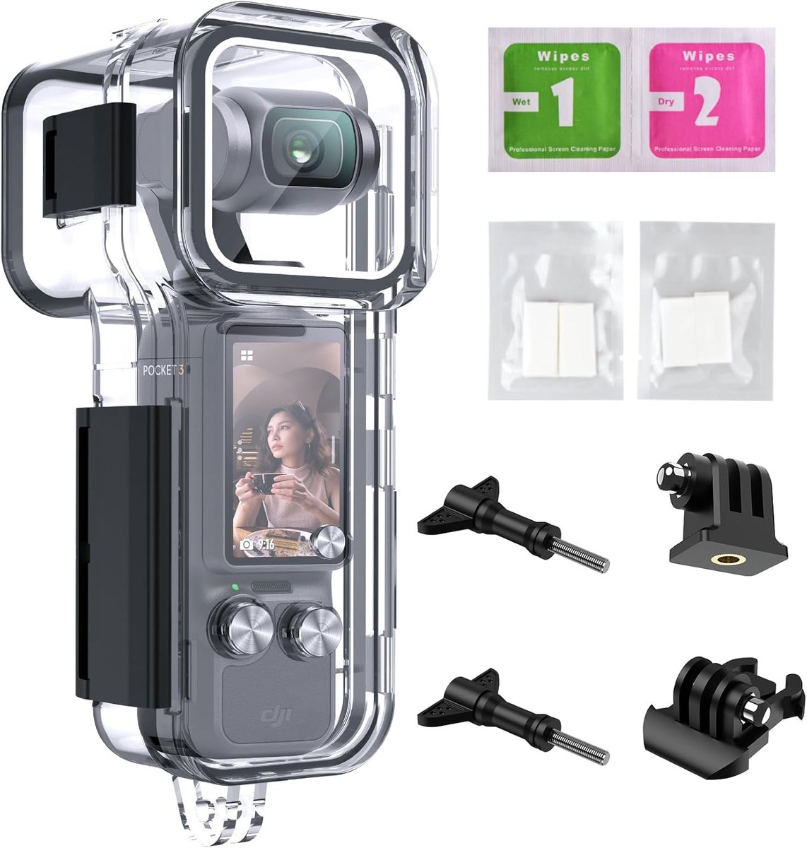 Waterdichte Behuizing - Onderwater Case - Duiken Filmen - Touchscreen Bediening - Tot 50m Diep