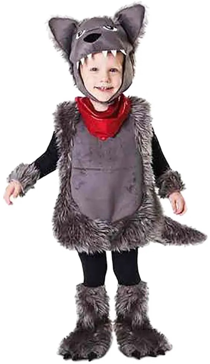 Vegaoo Kleine Wolf Kostuum Kind Seff - 3-4 Jaar