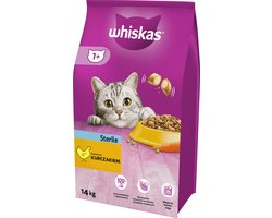 Whiskas - Steriliseren Droogvoer - Kurkuma - 14kg