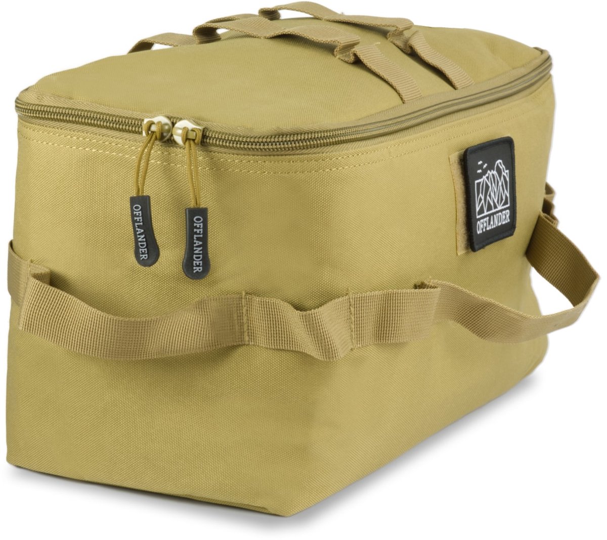 OFFLANDER - Camping Tas - 10L - Khaki - Nylon - Molle Systeem