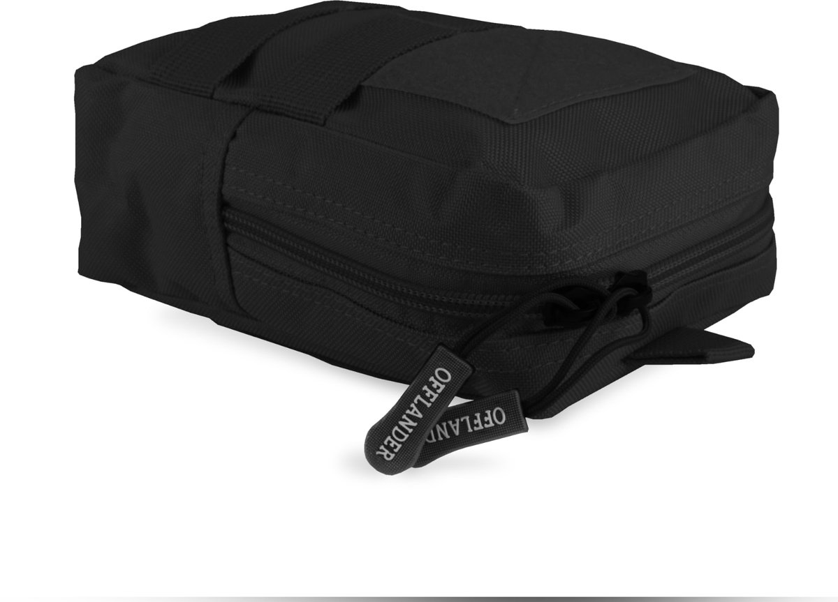 OFFLANDER - Tactische Tas - MOLLE - Klittenband - Zwart