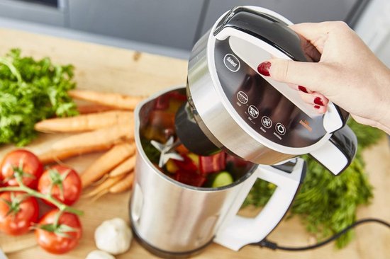 SVN® Soepmaker - Soepmakers - Soupmaker - Zilver - ‎18cm x 21cm x 34cm van Merkloos — afbeelding 2