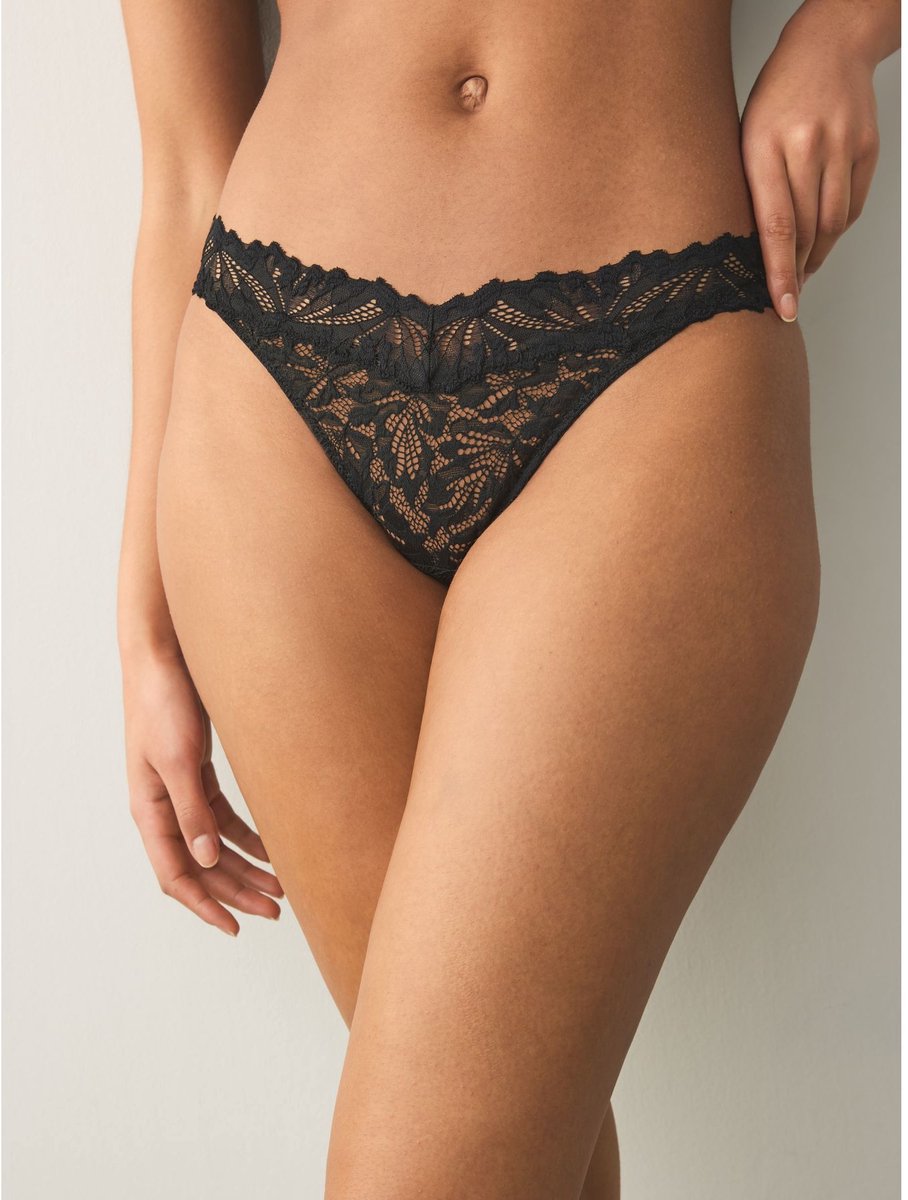 Next - Dames - Set van 2 kanten Ultimate Comfort strings - Zwart
