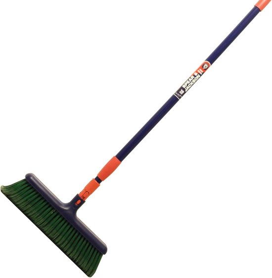 Harkborstel - Tuinborstel - Kunstgras Reinigen - Uitschuifbare Steel - 97 cm — afbeelding 2