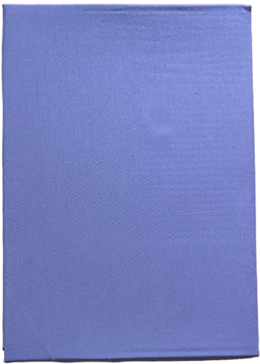 Katoenen Hoeslaken 100% Katoen - 160x200 cm - Tweepersoons - Lila - Zacht & Ademend - Restant Actie!