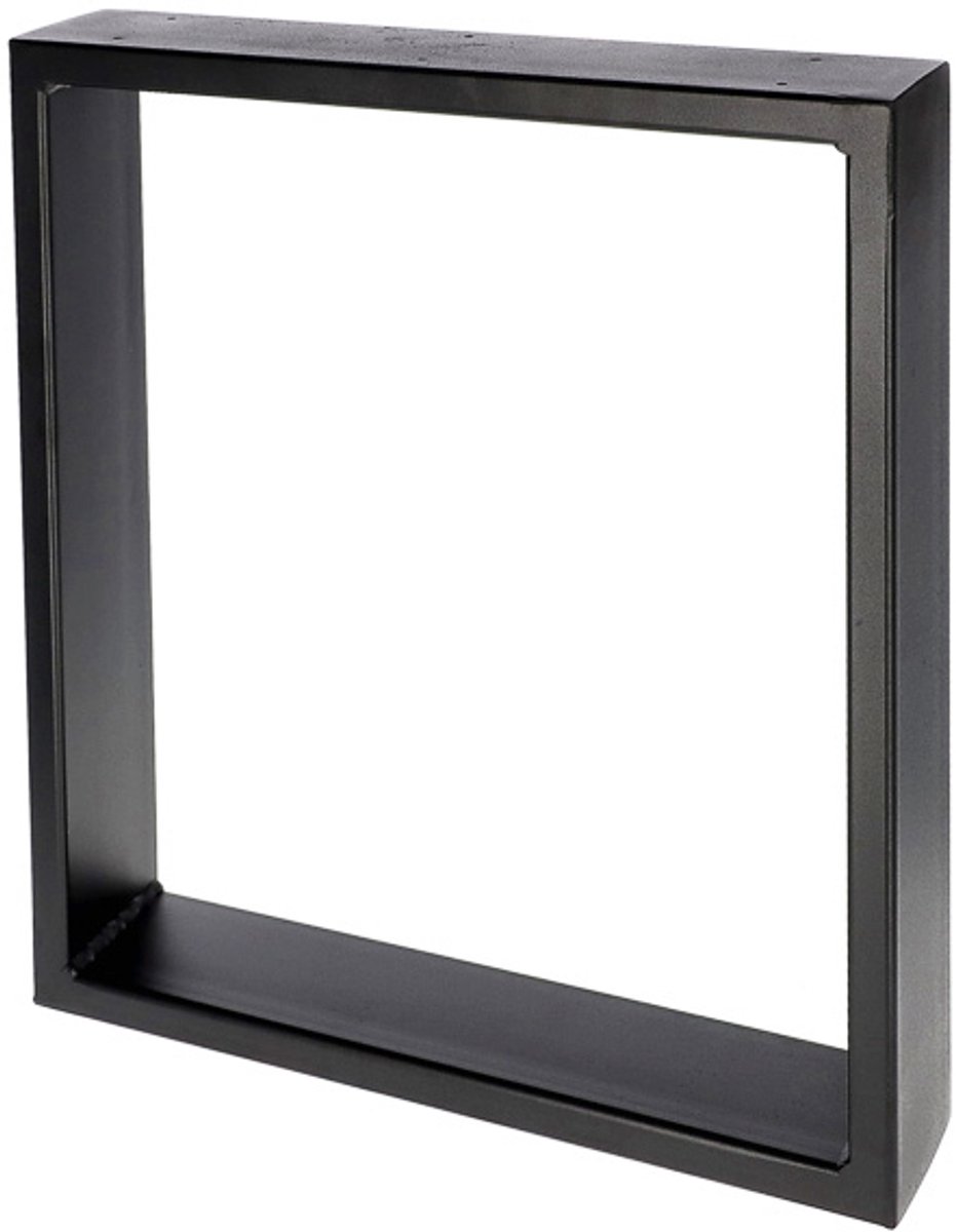 Seart Group Kwadro Loft - Metalen Tafelpoten - 40x45 cm - Industrieel Design - Zwart