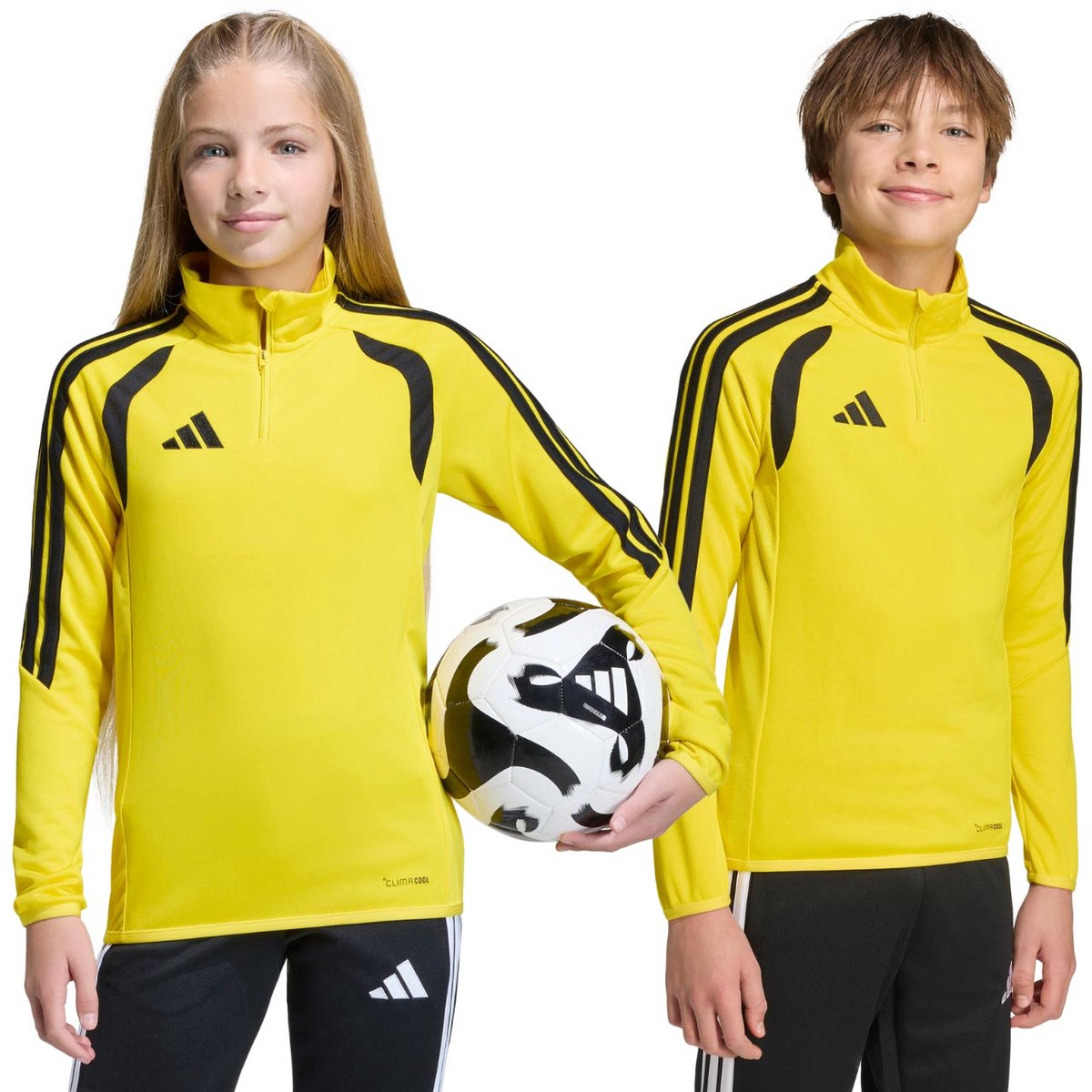 adidas Tiro 26 League Trainingstop Kinderen Geel;Zwart - Maat 140cm