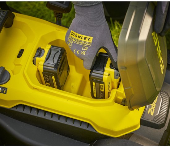 grasmaaier STANLEY 37cm 2x18V Push Mower 4Ah Kit van Merkloos	 — afbeelding 3