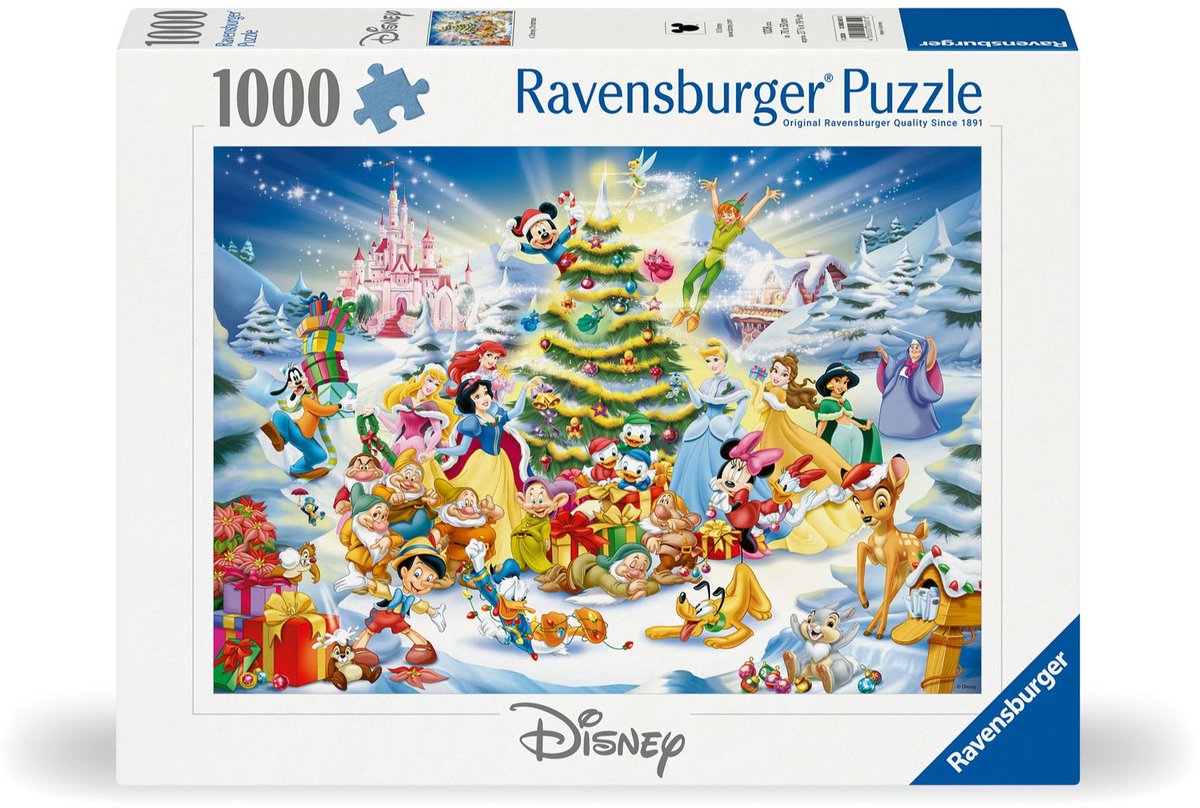Ravensburger puzzel Disney: A Disney Christmas – 1000 stukjes — afbeelding 5