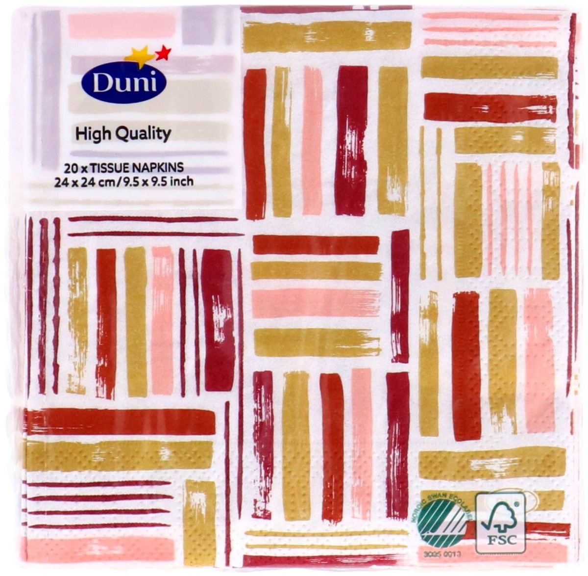 Servetten - Golden Impuls 24x24 cm