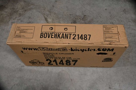 Volare Miracle Kinderfiets - Meisjes - 14 inch - Mat Zwart - Prime Collection van Volare — afbeelding 4