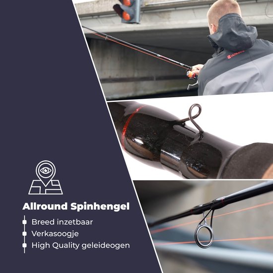 Ultimate Allround Spin Set 2.10m (5-25g) - Roofvis Set van Merkloos — afbeelding 3