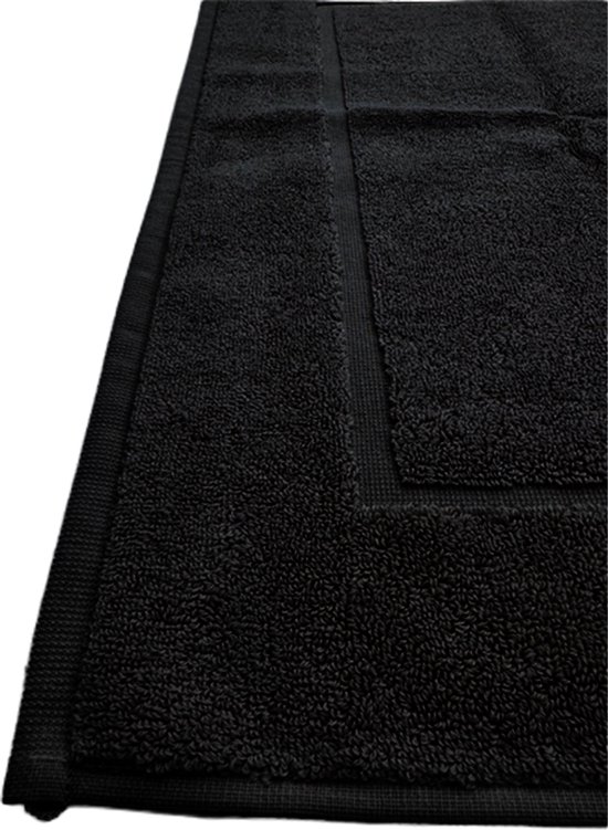 Miss Towels Hotel Badmat - Zwart- 50x80cm - Made in Portugal