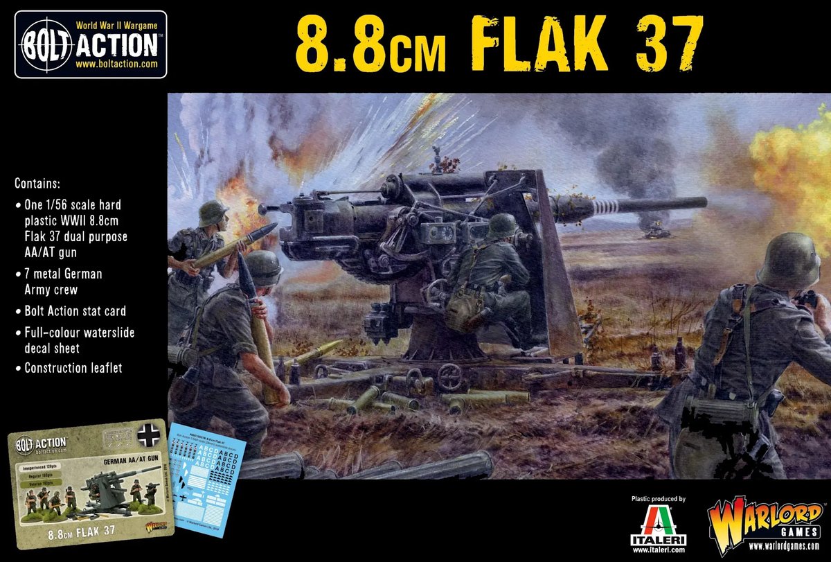 Bolt action: Flak 37 8.8cm