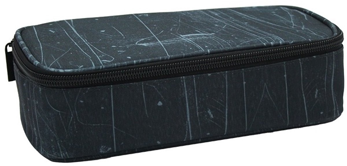 Etui - bakmodel groot - 24x12cm - XL GB - Scratch - zwart