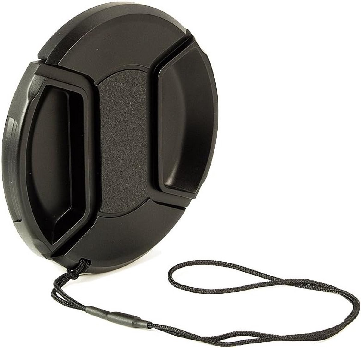 Lensdop - Objectiefkap - Camera Bescherming - Snap-On Bevestiging - 77 mm - Zwart