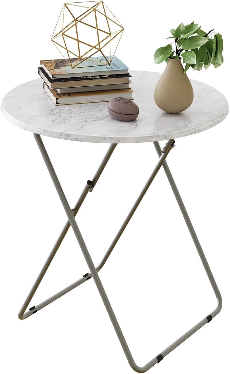 Opvouwbaar Dienblad - Eettafel - Snacks en drankjes - Geen montage nodig - 445 x 445 x 66 cm