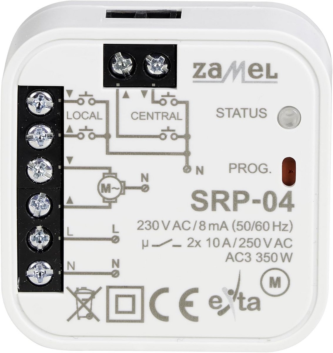 Universele Controller - Rolluiken Zender - Raam Automatisering - Draadloze Bediening - Wit